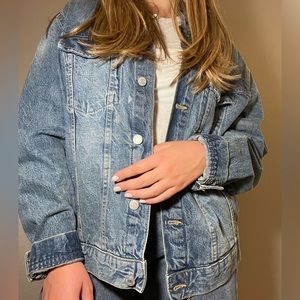 H&M oversized jean jacket
